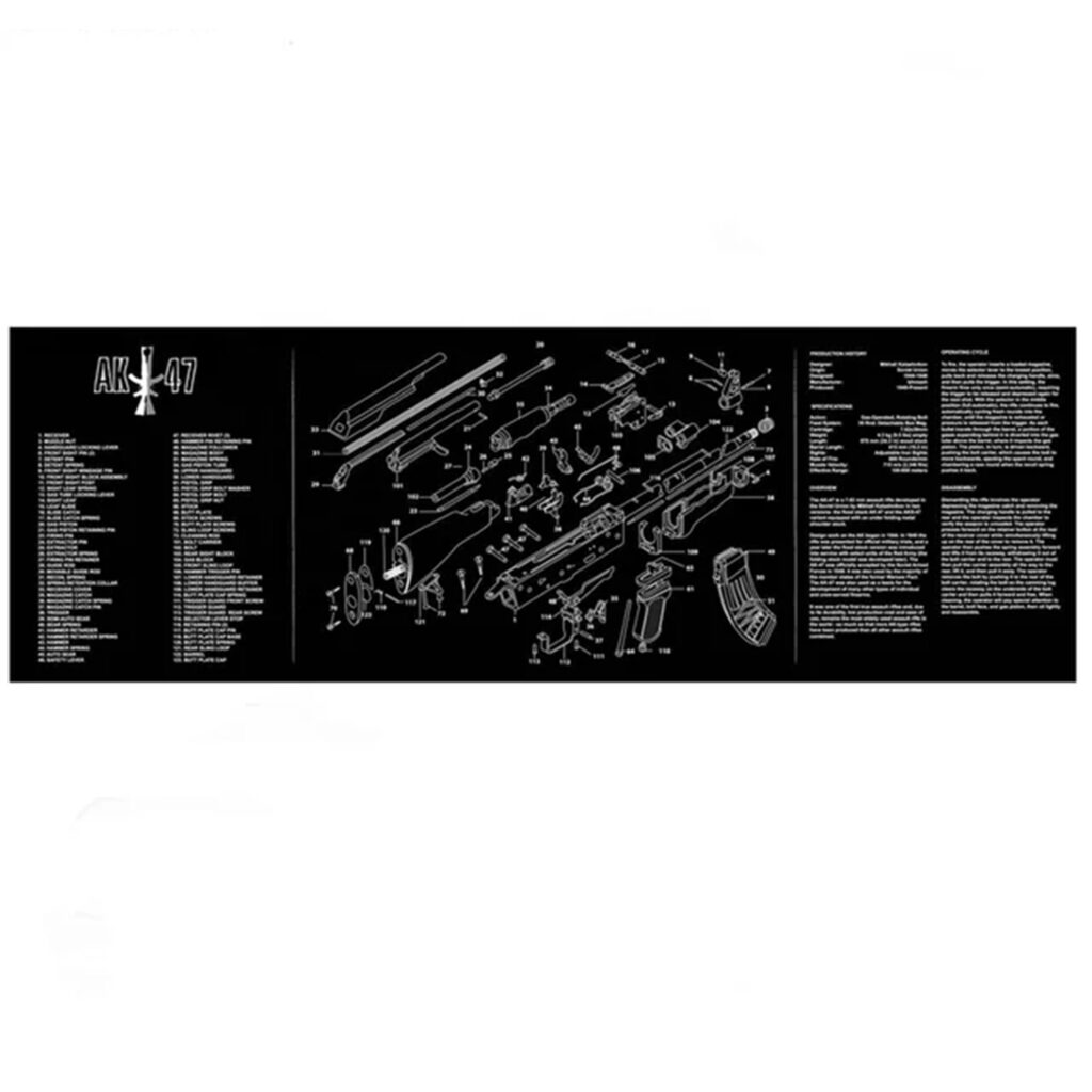 Gun Cleaning Mat - AK47