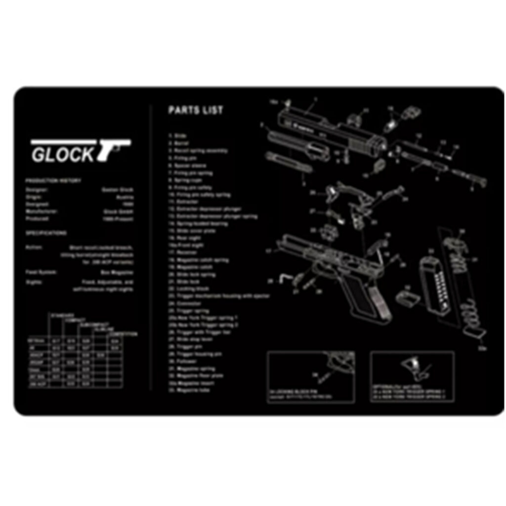 Gun Cleaning Mat -GLOCK