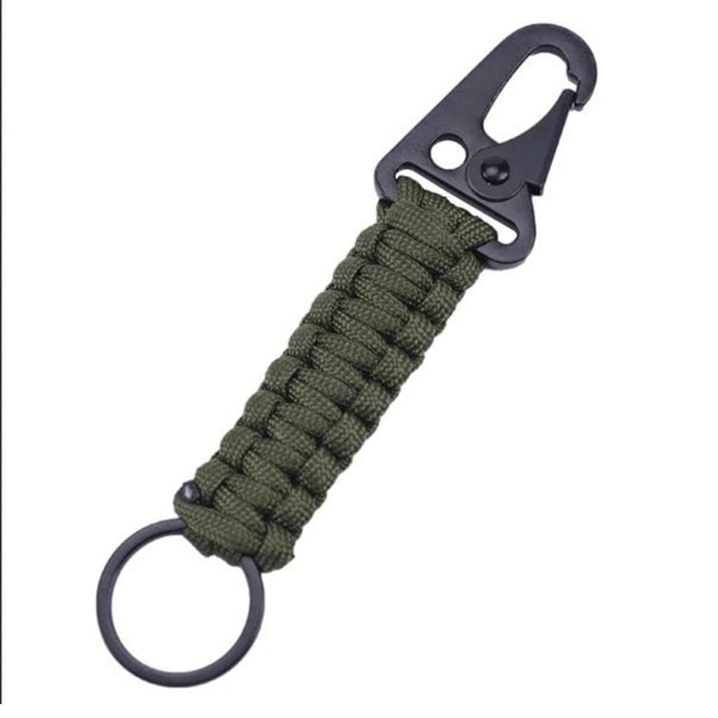 Camping Keyring Survival Kit with Carabiner