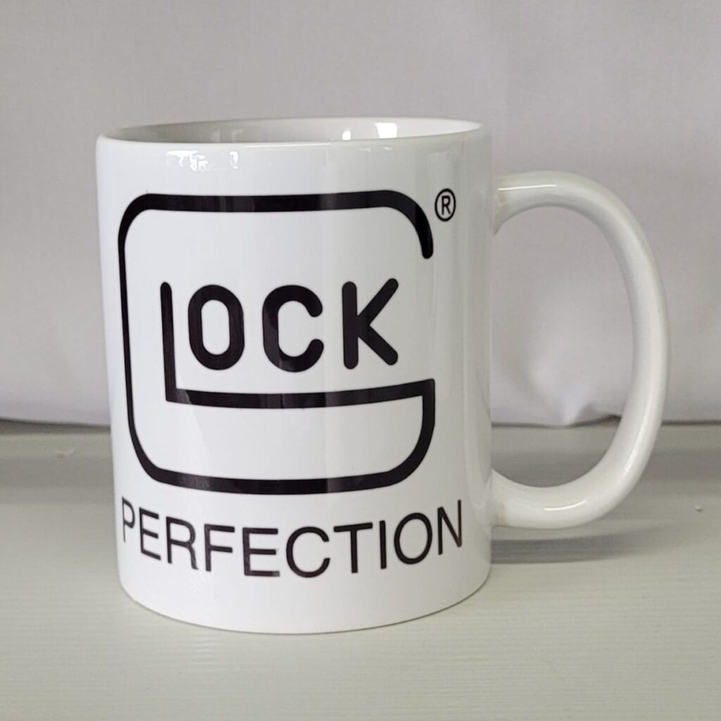 Glock printed coffee mug